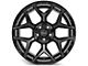 4Play 4P06 Gloss Black with Brushed Face 6-Lug Wheel; 20x10; -18mm Offset (2024 Tacoma)