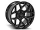 4Play 4P06 Gloss Black with Brushed Face 6-Lug Wheel; 20x10; -18mm Offset (2024 Tacoma)