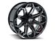 4Play 4P83 Brushed Black 6-Lug Wheel; 20x9; 0mm Offset (10-24 4Runner)