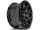 4Play 4P83 Brushed Black 6-Lug Wheel; 24x10; 18mm Offset (05-15 Tacoma)