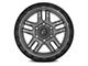 Fuel Wheels Ammo Matte Gunmetal with Black Bead Ring 6-Lug Wheel; 20x10; -18mm Offset (22-24 Tundra)