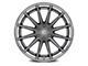 Fuel Wheels Fusion Forged Burn Platinum with Chrome Lip 6-Lug Wheel; 22x10; -18mm Offset (22-24 Tundra)