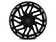 Fuel Wheels Hurricane Blackout 6-Lug Wheel; 20x9; 20mm Offset (10-24 4Runner)