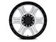 Fuel Wheels Outrun Machined with Gloss Black Lip 6-Lug Wheel; 18x9; 18mm Offset (2024 Tacoma)