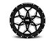 Hardrock Offroad Reckless Xposed Gloss Black Milled 6-Lug Wheel; 22x12; -51mm Offset (2024 Tacoma)