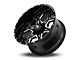 Hardrock Offroad Reckless Xposed Gloss Black Milled 6-Lug Wheel; 22x12; -51mm Offset (22-24 Tundra)