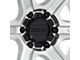 Fuel Wheels Outrun Machined with Gloss Black Lip 6-Lug Wheel; 17x8.5; -10mm Offset (10-24 4Runner)