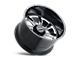 Black Rhino Blaster Gloss Black Milled 6-Lug Wheel; Left Directional; 22x14; -76mm Offset (2024 Tacoma)