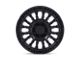 Fuel Wheels Rincon Matte Black with Gloss Black Lip 6-Lug Wheel; 20x9; 20mm Offset (03-09 4Runner)