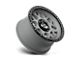 KMC Grenade Off-Road Matte Gray with Matte Black Lip 6-Lug Wheel; 17x8.5; 0mm Offset (10-24 4Runner)