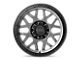 KMC Grenade Off-Road Matte Gray with Matte Black Lip 6-Lug Wheel; 17x8.5; 0mm Offset (10-24 4Runner)