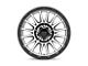 KMC Impact Satin Black Machined 6-Lug Wheel; 17x8.5; 0mm Offset (05-15 Tacoma)