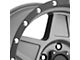 Pro Comp Wheels Predator Dark Gray with Black Lip 6-Lug Wheel; 17x8.5; 0mm Offset (2024 Tacoma)