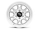 KMC Range Gloss Silver with Machined Face 6-Lug Wheel; 17x8.5; 0mm Offset (10-24 4Runner)