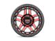 KMC Recon Gloss Black Machined with Red Tint 6-Lug Wheel; 17x8.5; 18mm Offset (10-24 4Runner)