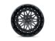 Black Rhino Fury Gloss Black 6-Lug Wheel; 20x9.5; 12mm Offset (16-24 Titan XD)
