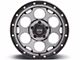 KMC Dirty Harry Satin Gray with Black Lip 6-Lug Wheel; 18x8.5; 0mm Offset (21-24 Bronco, Excluding Raptor)