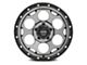 KMC Dirty Harry Satin Gray with Black Lip 6-Lug Wheel; 18x8.5; 18mm Offset (22-24 Tundra)