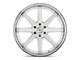 Asanti Kaiser Brushed Silver Chrome Lip 6-Lug Wheel; 22x9.5; 30mm Offset (22-24 Tundra)