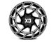 XD Onslaught Gloss Black Milled 6-Lug Wheel; 22x12; -44mm Offset (17-24 Titan)