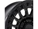 KMC IMS Matte Black with Gloss Black Lip 6-Lug Wheel; 17x8.5; -10mm Offset (21-24 Bronco, Excluding Raptor)