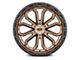 Vision Wheel Korupt Satin Bronze 6-Lug Wheel; 18x9; 12mm Offset (21-24 Bronco, Excluding Raptor)