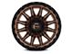 Fuel Wheels Piston Matte Bronze with Gloss Black Lip 6-Lug Wheel; 20x10; -18mm Offset (21-24 Bronco, Excluding Raptor)