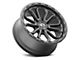 Vision Wheel Korupt Satin Black 6-Lug Wheel; 17x9; -12mm Offset (10-24 4Runner)