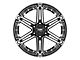 Tuff A.T. T01 Flat Black with Machined Face 6-Lug Wheel; 20x9; 10mm Offset (22-24 Tundra)