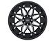 Tuff A.T. T3B Gloss Black Milled 6-Lug Wheel; 20x12; -45mm Offset (2024 Tacoma)