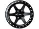 CXA Off Road Wheels CX2 SENTRY 6 Full Matte Black 6-Lug Wheel; 17x9; 0mm Offset (16-23 Tacoma)