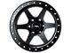 CXA Off Road Wheels TR2 SENTRY 6 Full Matte Black 6-Lug Wheel; 17x9; -18mm Offset (16-23 Tacoma)