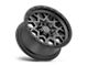 Black Rhino Sprocket Matte Gunmetal with Black Ring 6-Lug Wheel; 17x9.5; 6mm Offset (16-23 Tacoma)