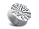 Status Adamas Silver with Mirror Cut Face 6-Lug Wheel; 20x9; 15mm Offset (17-24 Titan)