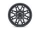 Black Rhino Hollister Gloss Black with Milled Spokes 6-Lug Wheel; 20x9.5; 12mm Offset (04-15 Titan)