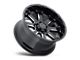 Black Rhino Sierra Gloss Black with Milled Spokes 6-Lug Wheel; 22x11.5; -44mm Offset (05-15 Tacoma)