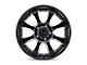 Black Rhino Sierra Gloss Black with Milled Spokes 6-Lug Wheel; 22x11.5; -44mm Offset (05-15 Tacoma)