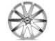 Black Rhino Traverse Silver with Machine Cut Face 6-Lug Wheel; 22x9.5; 25mm Offset (22-24 Tundra)