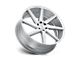 Status Brute Silver with Brushed Machined Face 6-Lug Wheel; 26x10; 15mm Offset (17-24 Titan)