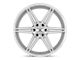 Asanti Alpha 6 Brushed Silver 6-Lug Wheel; 20x9; 30mm Offset (16-24 Titan XD)