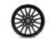 American Force F20 Atom SS Gloss Black Machined 6-Lug Wheel; 22x12; -40mm Offset (16-24 Titan XD)