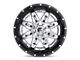 Fuel Wheels Lethal Chrome with Gloss Black Lip 6-Lug Wheel; 20x12; -44mm Offset (16-24 Titan XD)