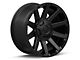 Fuel Wheels Contra Satin Black 6-Lug Wheel; 18x9; -12mm Offset (16-23 Tacoma)