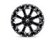 Fuel Wheels Assault Gloss Black Milled 6-Lug Wheel; 22x10; -18mm Offset (16-24 Titan XD)