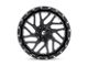 Fuel Wheels Triton Gloss Black Milled 6-Lug Wheel; 22x10; -19mm Offset (22-24 Tundra)