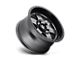 Fuel Wheels Podium Matte Gunmetal with Black Bead Ring 6-Lug Wheel; 18x9; 19mm Offset (10-24 4Runner)