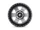 Fuel Wheels Podium Matte Gunmetal with Black Bead Ring 6-Lug Wheel; 18x9; 19mm Offset (10-24 4Runner)