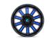 Fuel Wheels Hardline Gloss Black with Blue Tinted Clear 6-Lug Wheel; 20x9; 19mm Offset (16-24 Titan XD)