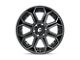 Fuel Wheels Siege Gloss Machined Double Dark Tint 6-Lug Wheel; 26x14; -75mm Offset (2024 Tacoma)