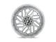 Fuel Wheels Triton Platinum Brushed Gunmetal with Tinted Clear 6-Lug Wheel; 20x10; -19mm Offset (17-24 Titan)